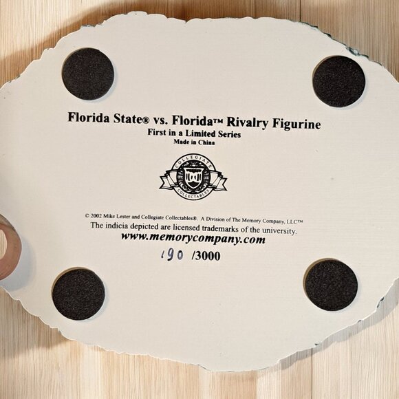 Florida State vs. Florida Gators Rivalry Choke figurine Memory Company 9" tall - Picture 16 of 16